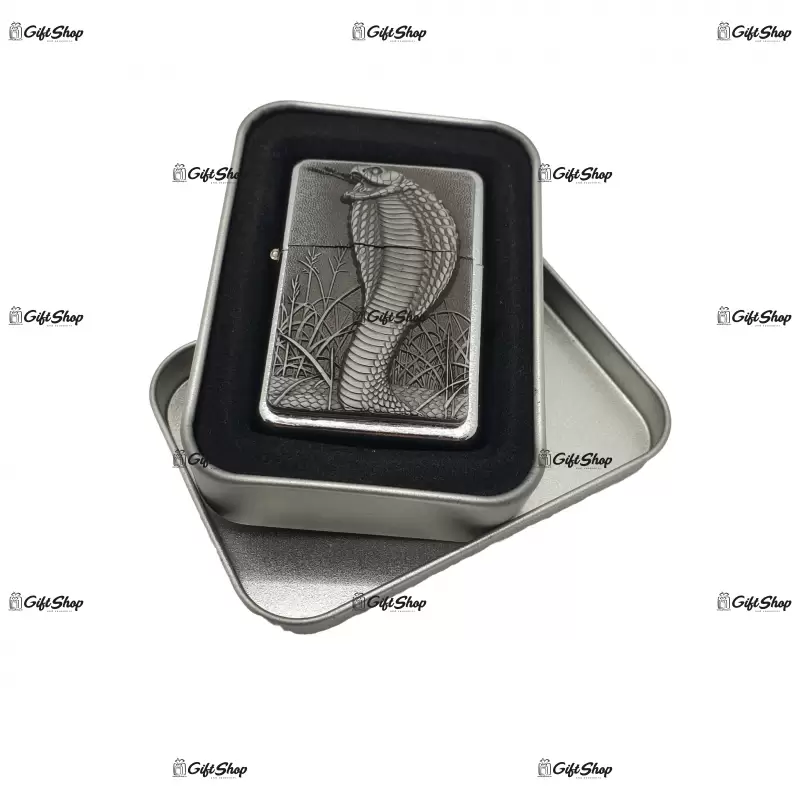 Snake cobra, bricheta gen zippo metalica model 1